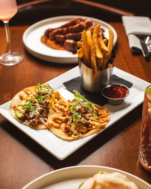 Crispy Shrimp Tacos.
