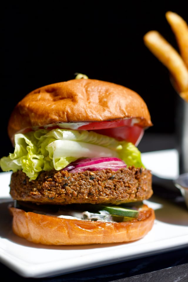 Falafel Burger.
