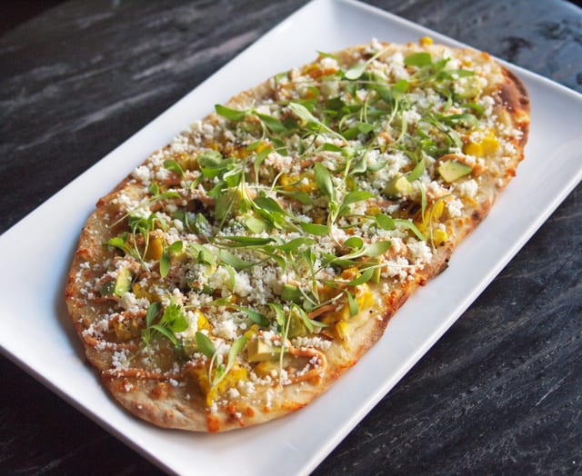 Mexican Street Corn Flatbread.